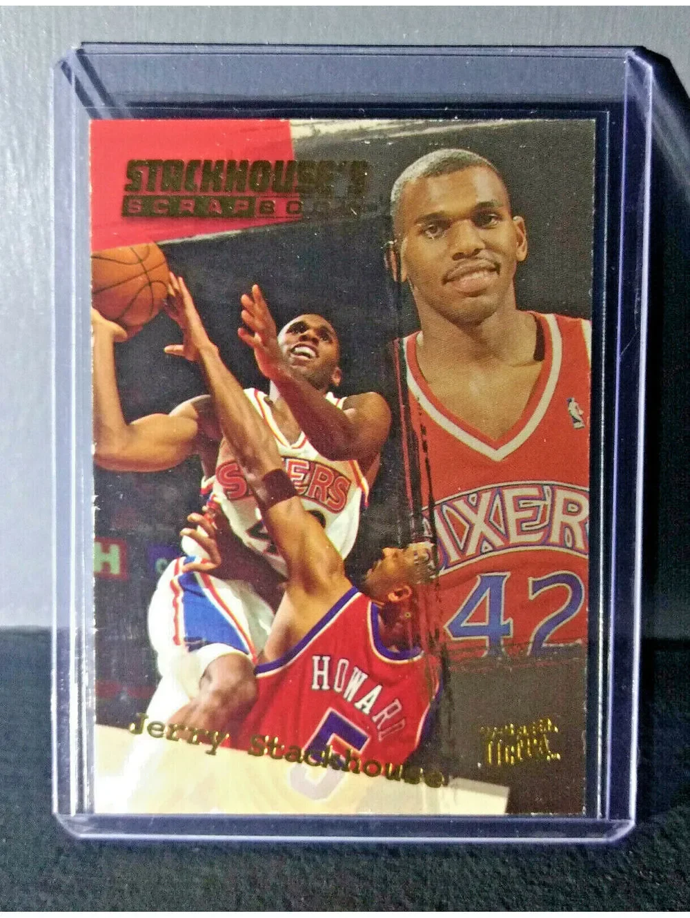 1995-96 Jerry Stackhouse Fleer Ultra Stackhouse's Scrapbook #S-3 Basketball Card